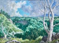 Waialua & Mt. Ka'ala by Lloyd Sexton (1912–1990)