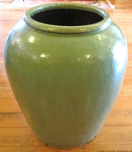Large Green Water Pot by Unknown Unknown