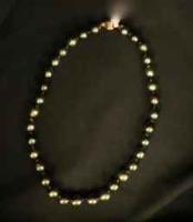 Tahitian Baroque Black Pearl Necklace_18" by Mac Dunford