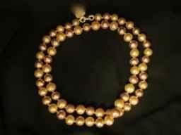 Freshwater, Natural Color Edison Pearl Necklace_2 by Mac Dunford