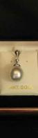 Golden South Sea Pearl Pendant White, 13mm by Mac Dunford