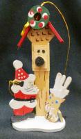 Emgee Ornament_Santa on the Phone by Martha Greenwell (1920-2014)