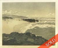 Waialua Beach by Huc-Mazelet Luquiens (1881-1961)