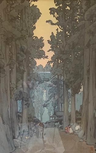 Criptomenia Avenue by Hiroshi Yoshida (1876-1950)