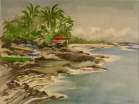 Seascape by Juanita Vitousek (1890-1988)