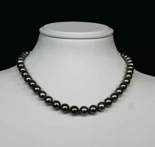 Tahitian Pearl Necklace C-1 by Unknown Unknown
