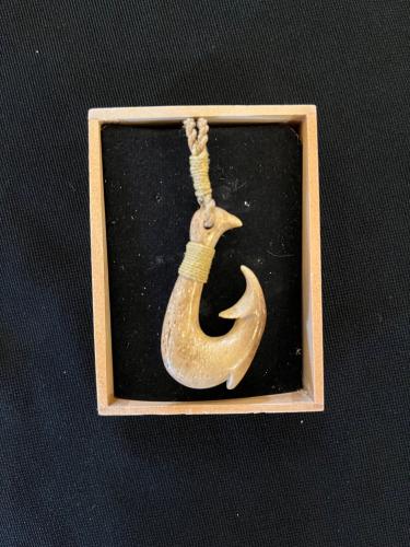 Ancient Whalebone Hook Necklace by Mac Dunford