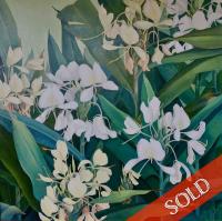 Hawaii Floral Ecstasy - White Ginger by Genevieve Springston Lynch (1891-1960)
