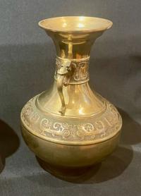 Brass Urn with handles_2 by Unknown Unknown