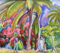 Under the Palm Trees by Robert Lee Eskridge (1891-1975)