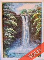 Hawaiian Waterfall by Theresia Brinson (b.1926)