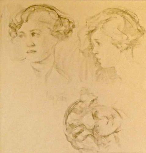 TAC_65_Three Portraits by Madge Tennent (1889-1972)