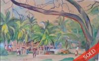 Kailua Kona, Hawaii by Robert Lee Eskridge (1891-1975)