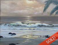 Coastline Sunset by Lyle E. Haigh (20th century)
