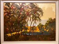 Hawai'i Island Beach Landscape by Darrell Hill (1941-2013)