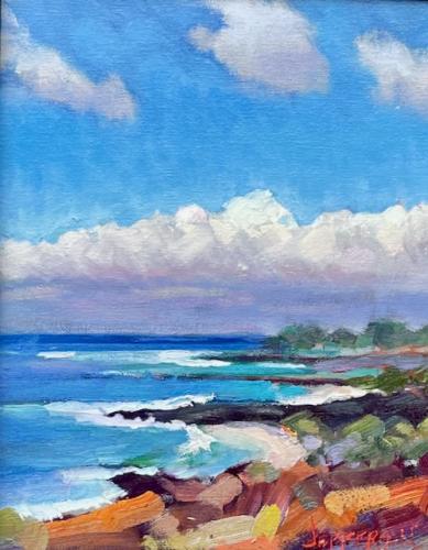 Kua Bay by Shirley Russell (1886-1985)